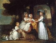Gilbert Stuart Children of the Second Duke of Northumberland USA oil painting artist